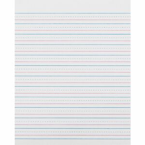 PACZP2413 - Zaner-Bloser Pacon Broken Midline Sulphite Paper, PAC ZP2413