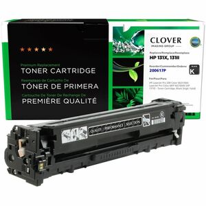 Clover Technologies Remanufactured High Yield Laser Toner Cartridge - Alternative for HP, Canon 131X, 131 II (CF210X, 6273B001AA) - Black - 1 Each