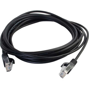 C2G 8ft Cat5e Snagless Unshielded (UTP) Slim Network Patch Cable - Black