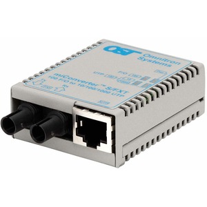 miConverter/S 10/100 Ethernet Fiber Media Converter RJ45 ST Multimode 5km