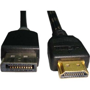 Unirise 6ft Displayport Male to HDMI Male Cable