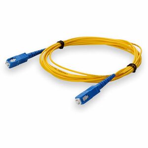 AddOn 2m SC (Male) to SC (Male) Yellow OS2 Simplex Fiber OFNR (Riser-Rated) Patch Cable