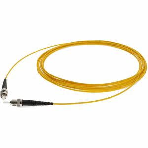 AddOn 5m ST (Male) to ST (Male) Yellow OS2 Simplex Fiber OFNR (Riser-Rated) Patch Cable