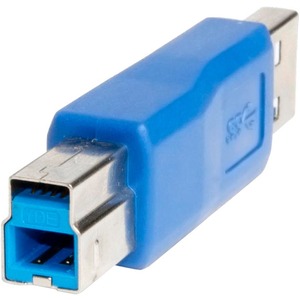 SYBA Multimedia USB 3.0 Plug Adapter: Type-A Male to Type-B Male, Gender Changer