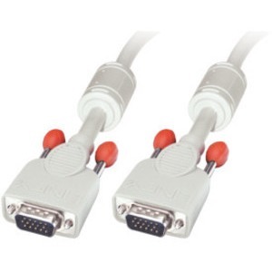 LINDY 5m VGA Cable - Premium SVGA Monitor Cable, Gray