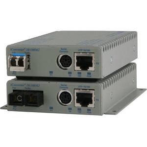 Omnitron Systems 10/100BASE-TX UTP to 100BASE-FX Media Converter and Network Interface Device