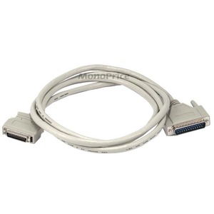 Monoprice 6FT DB-25(IEEE-1284) Male to Mini/Micro Centronic 36(HPCN36) Male Cable [IE]