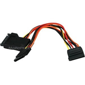 Monoprice 0.2meter 15Pin SATA Power Y Cable