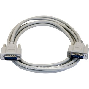 Monoprice 10ft DB15 M/M 1:1 Molded Cable - Beige