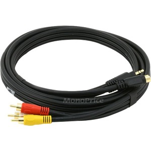 Monoprice S-Video/Mini-phone/RCA Audio/Video Cable