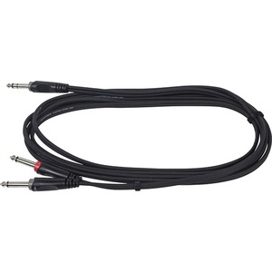 Monoprice 3 Meter (10ft) 1/4inch TRS Male to two 1/4inch TS Male Insert Cable