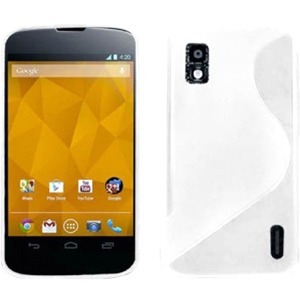 BasAcc TPU Rubber Gel Style Case Cover For LG Nexus 4 E960 S - Clear