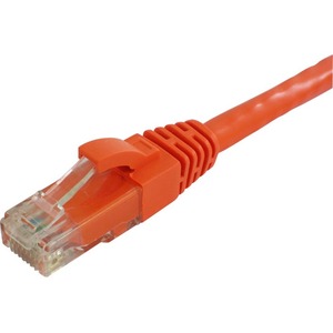 Lynn Electronics 2FT Orange CAT6 Snagless Molded Booted Patch Cord