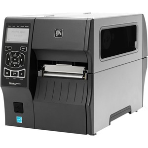 Zebra ZT410 Desktop Direct Thermal/Thermal Transfer Printer - Monochrome - Label Print - Ethernet - USB - Serial - Bluetooth - With Cutter