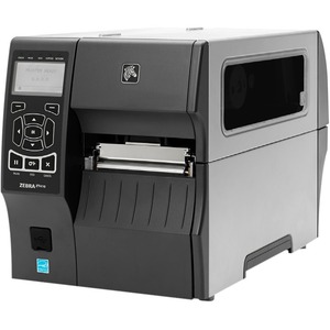 Zebra ZT410 Desktop Direct Thermal/Thermal Transfer Printer - Monochrome - Label Print - Ethernet - USB - Serial - Bluetooth - With Cutter