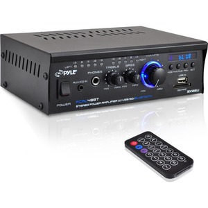 PyleHome Mini Blue PCAU48BT Amplifier - 2 Channel