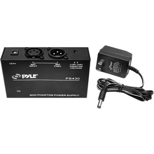 PylePro Compact 1-Channel 48V Phantom Power Supply