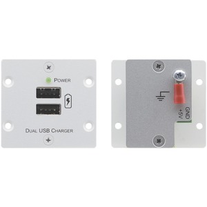 Kramer W-2UC Wall Plate Insert - Dual USB Charger