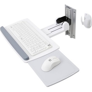 Ergotron Neo-Flex Wall Mount for Mouse, Keyboard - White