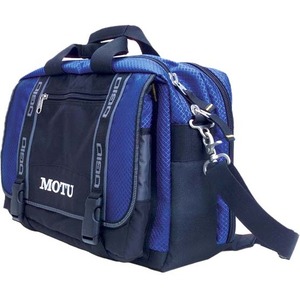 MOTU Carrying Case Notebook, Battery, Accessories, Microphone, Cable, File Folder, Mouse, Credit Card, Business Card, Pen, Cellular Phone - Blue