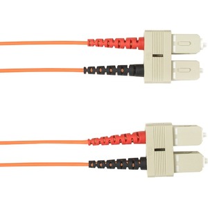 Black Box 5-m, SC-SC, 62.5-Micron, Multimode, PVC, Orange Fiber Optic Cable