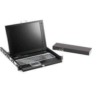 Black Box ServTray Complete, 17" , Single-Port KVM Module, DVI, VGA, PS/2 or USB