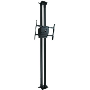 Peerless-AV Modular MOD-FCS2KIT300-B Ceiling Mount for Flat Panel Display, Projector - Black, Chrome