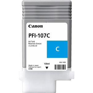 Réservoir d'Encre Canon Cyan (6706B001) Pour imagePROGRAF iPF680, iPF685, iPF770,  iPF780 - PFI-107C