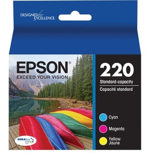 Epson DURABrite T220520 Original Standard Yield Inkjet Ink Cartridge - Multi-pack - Cyan - 1 / Each