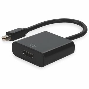 Mini-DisplayPort 1.1 Male to HDMI 1.3 Female Black Active Adapter For Resolution Up to 2560x1600 (WQXGA)