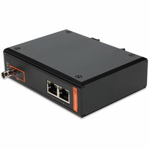 AddOn 2 10/100Base-TX(RJ-45) to 1 100Base-BXU(ST) SMF 1310nmTX/1550nmRX 20km Industrial Media Converter Switch