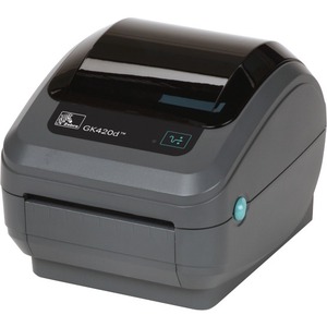 Zebra GK420t Desktop Thermal Transfer Printer - Monochrome - Label Print - USB - Serial - Parallel