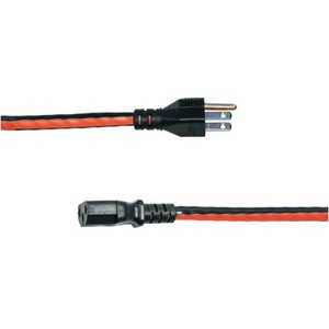 Middle Atlantic IEC Power Cord, 6" , 20 pc, Red Stripe