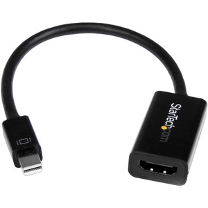 StarTech.com Mini DisplayPort to HDMI Adapter, Active Mini DP to HDMI Video Converter for Monitor/Display, 4K 30Hz, mDP to HDMI Adapter