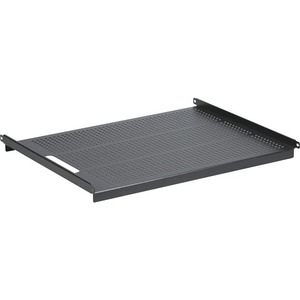 Black Box 19" IT Rack Vented Shelf - 1U, Fixed, 24.3"D, 4-Point Mount