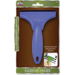 Squeege Eraser, F/Chalk, Dry-Erase Boards, Blue