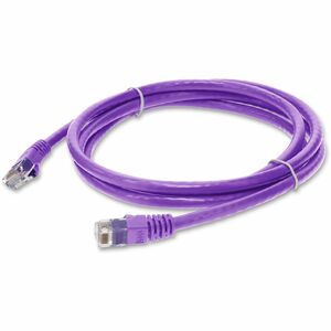 AddOn 7ft RJ-45 (Male) to RJ-45 (Male) Straight Violet Cat6 UTP Copper TAA Compliant Patch Cable