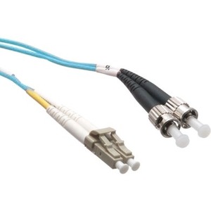 Axiom LC/ST 10G Multimode Duplex OM3 50/125 Fiber Optic Cable 10m