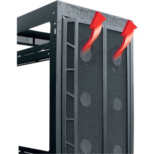 Middle Atlantic High CFM Split Rear Door, 45 RU Racks