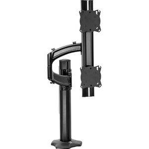 Chief Kontour K4 1x2 Display Dual Arm Mount - For Displays 19-24" - Black