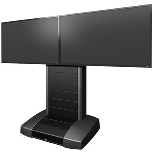 Middle Atlantic Video Cart w/Rack, 56"-70" Dual Display