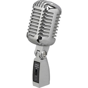 PylePro Classic PDMICR42SL Wired Dynamic Microphone - Silver