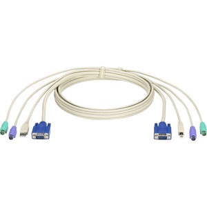 Black Box KVM CPU Cable - DT Pro Series, VGA, PS/2, 9-ft. (2.7-m)