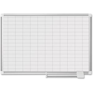 Magnetic Planner Board, 1'x2' Grid 2'x3', Amber