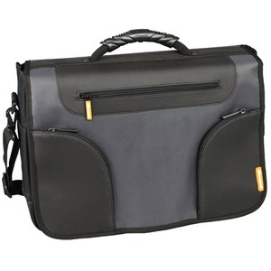 Microsoft Edge II Carrying Case (Messenger) for 17.3" Notebook - Black