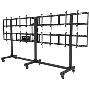 Peerless-AV Portable Video Wall Cart2x2, 3x2 or 4x2 Configuration For 46" to 55" Displays