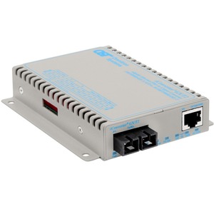 iConverter 10/100/1000 Gigabit Ethernet Fiber Media Converter SC Multimode 550m