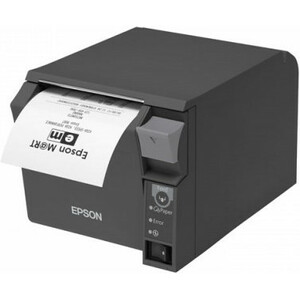 Epson TM-T70II Desktop Direct Thermal Printer - Monochrome - Receipt Print - USB - With Cutter - Dark Gray