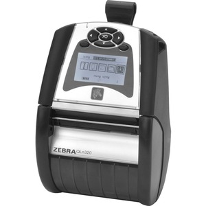 Zebra QLn320 Mobile Direct Thermal Printer - Monochrome - Portable - Label Print - Ethernet - USB - Serial - Bluetooth - Battery Included