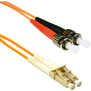 ENET 2M ST/LC Duplex Multimode 62.5/125 OM1 or Better Orange Fiber Patch Cable 2 meter ST-LC Individually Tested